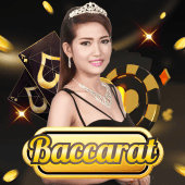 Baccarat A live table cover art on 888 game